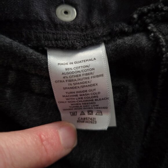 Loft High Waist Straight Crop Raw Hem Women's Size 12 - Picture 5 of 9